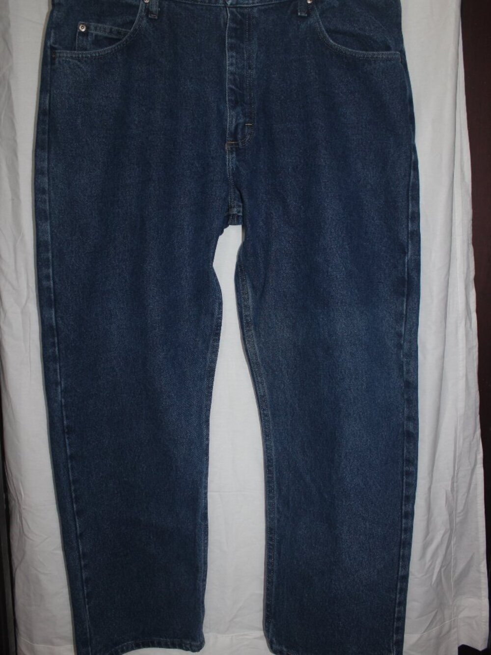 WRANGLER MENS JEANS RELAXED FIT BLUE 38X30 LIKE NEW
